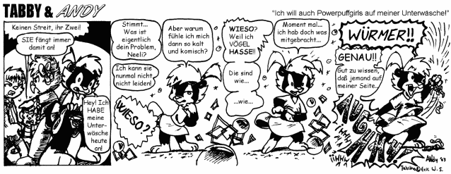 Ich will auch Powerpuffgirls auf meiner Unterwäsche